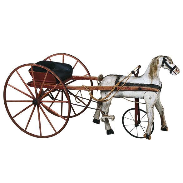 Child’s tricycle horse and cart – <em>a willingness to play</em>