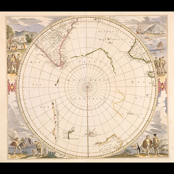 Polus Antarcticus map – <em>arriving on the map</em>