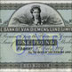 Bank of Van Diemen’s One pound banknote – Tasmania’s first bank