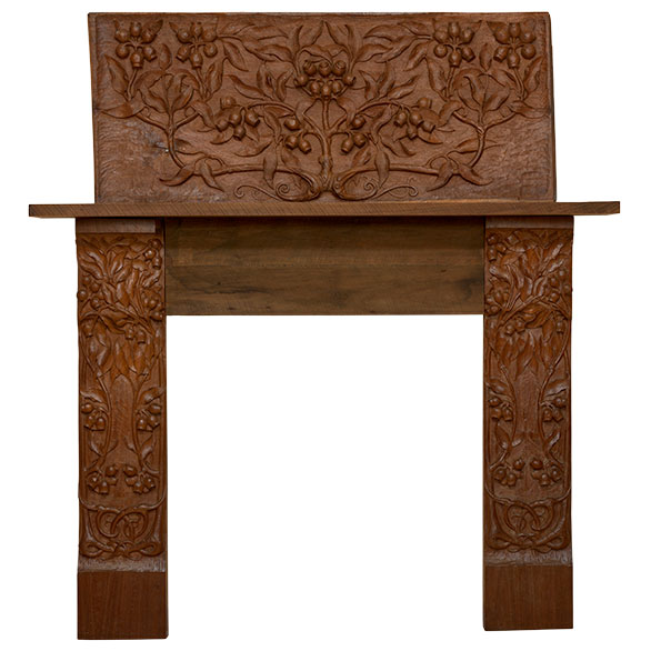 Carved fire surrounds by Sarah Squire Todd – <em>birth of the Arts and Crafts Society</em>
